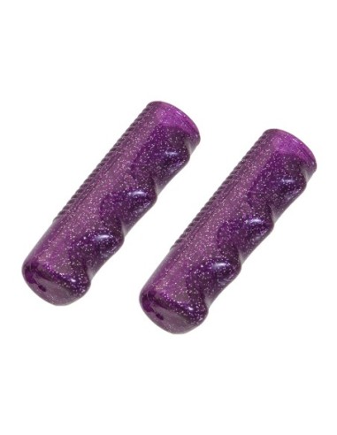 Lowrider Grips 7/8 long 95mm Sparkle/Purple.